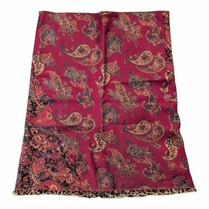 Paisley Print Skirt